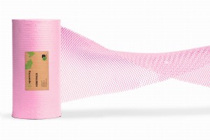 Papier nacinany różowy HoneyPack 50cm / 25mb - papier nacinany do pakowania